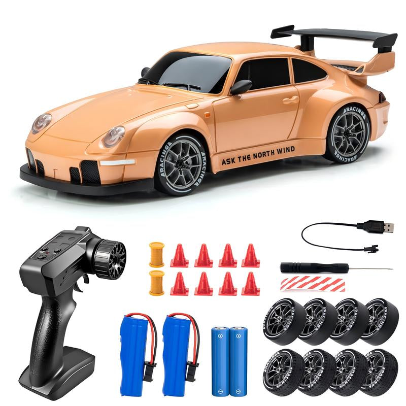 【Xmasgifts RC Cars】1:24 Scale Porsche Drift Car